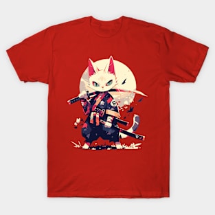 samurai cat T-Shirt